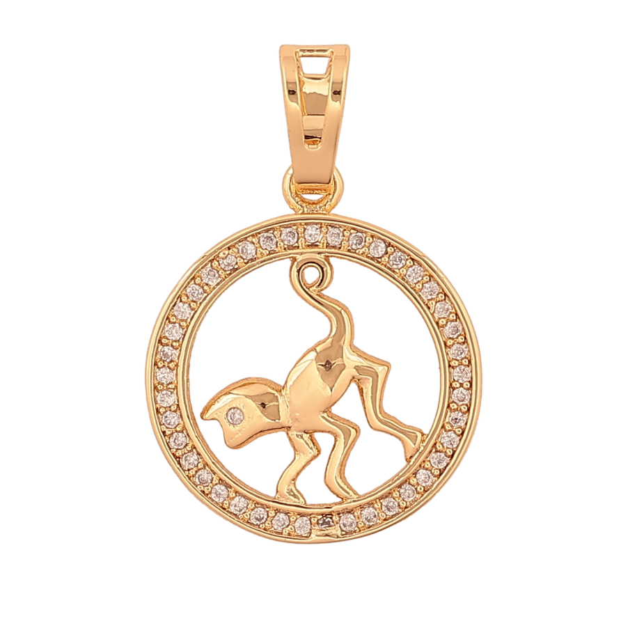 Кулон Xuping цвет Позолота 18K "Обезьянка" для цепочки до 5мм (Залит камень!) фото №1 Кулон Xuping цвет Позолота 18K "Обезьянка" для цепочки до 5мм (Залит камень!) фото №1