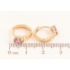 Серьги Xuping M&L цвет 18K колечки "Узор с сиреневыми кристаллами" фото №2 Серьги Xuping M&L цвет 18K колечки "Узор с сиреневыми кристаллами" фото №2