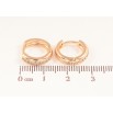 Серьги Xuping M&L цвет 18K колечки "Дорожки кристаллов" фото №2 Серьги Xuping M&L цвет 18K колечки "Дорожки кристаллов" фото №2