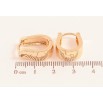 Сережки Xuping M&L колір 18K колечка "Класика" фото №2