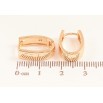 Серьги Xuping M&L цвет 18K колечки "Классика" фото №2