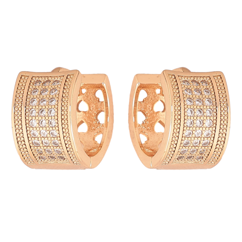 Сережки Xuping M&L колір 18K колечка "Інкрустація кристалами" фото №23 Сережки Xuping M&L колір 18K колечка "Інкрустація кристалами" фото №23