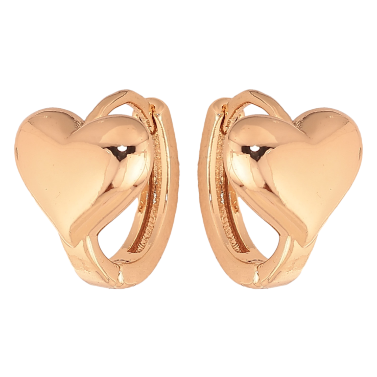 Серьги Xuping M&L цвет 18K колечки "Сердечки" фото №14 Серьги Xuping M&L цвет 18K колечки "Сердечки" фото №14