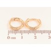 Серьги Xuping M&L цвет 18K колечки "Декоративный узор" фото №2 Серьги Xuping M&L цвет 18K колечки "Декоративный узор" фото №2