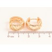 Серьги Xuping M&L цвет 18K колечки "Декоративный узор" фото №2 Серьги Xuping M&L цвет 18K колечки "Декоративный узор" фото №2