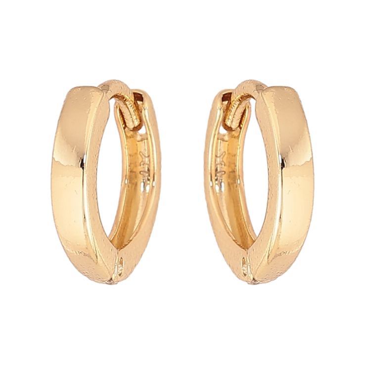Серьги Xuping цвет Позолота 14K колечки "Классика, шир. 2мм" ø 12мм фото №2 Серьги Xuping цвет Позолота 14K колечки "Классика, шир. 2мм" ø 12мм фото №2