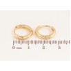 Серьги Xuping цвет Позолота 14K колечки "Классика, шир. 3мм" ø 14мм фото №2 Серьги Xuping цвет Позолота 14K колечки "Классика, шир. 3мм" ø 14мм фото №2