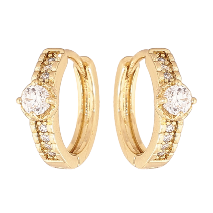 Сережки Xuping колір Позолота 14K колечка "Візерунок з кристалами" фото №25 Сережки Xuping колір Позолота 14K колечка "Візерунок з кристалами" фото №25