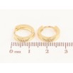 Серьги Xuping цвет Позолота 14K колечки "Классика, шир. 3мм" ø 13мм фото №2 Серьги Xuping цвет Позолота 14K колечки "Классика, шир. 3мм" ø 13мм фото №2