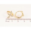 Серьги Xuping цвет Позолота 14K колечки "Птички" фото №2 Серьги Xuping цвет Позолота 14K колечки "Птички" фото №2