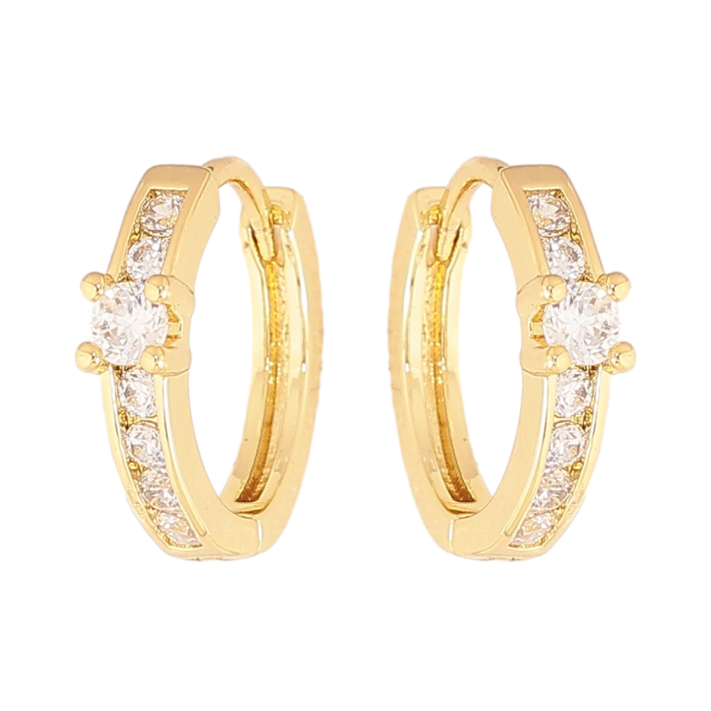 Сережки Xuping колір Позолота 14K колечка "Візерунок з кристалами" фото №23 Сережки Xuping колір Позолота 14K колечка "Візерунок з кристалами" фото №23
