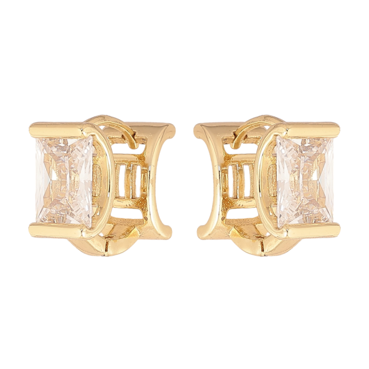 Сережки Xuping колір Позолота 14K колечка "Вставка кристал" фото №21 Сережки Xuping колір Позолота 14K колечка "Вставка кристал" фото №21