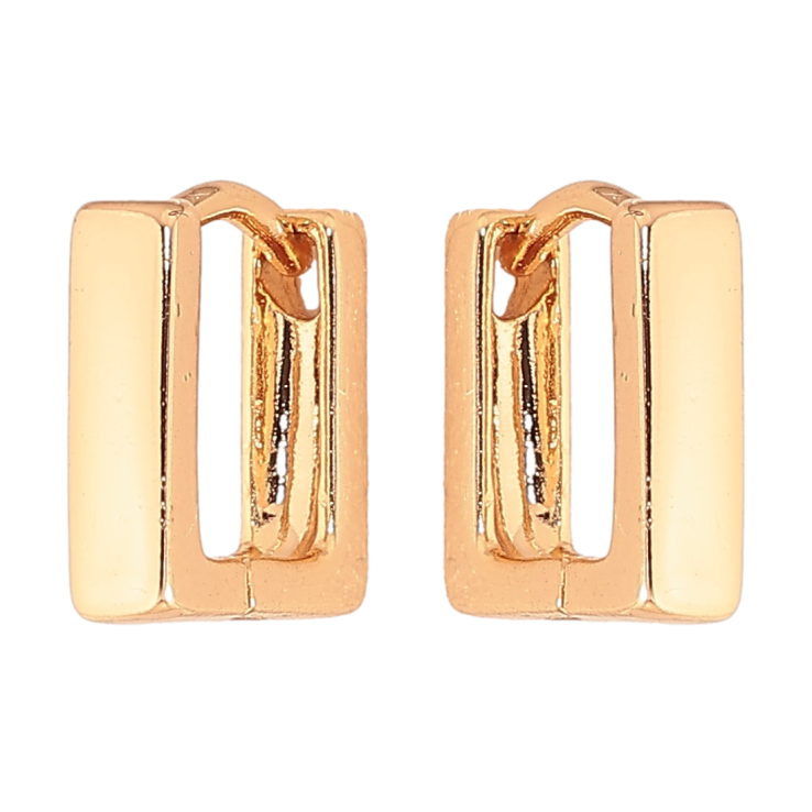 Серьги Xuping цвет Позолота 18K колечки "Квадратные" фото №15 Серьги Xuping цвет Позолота 18K колечки "Квадратные" фото №15