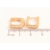 Серьги Xuping цвет Позолота 18K колечки "Декоративные" фото №2 Серьги Xuping цвет Позолота 18K колечки "Декоративные" фото №2
