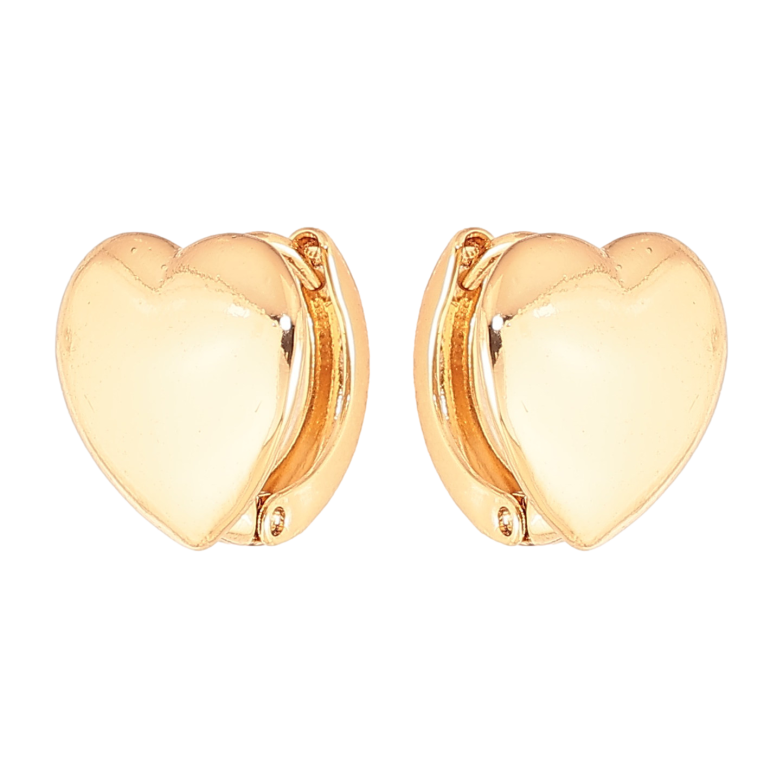 Серьги Xuping цвет Позолота 18K колечки "Сердечки" фото №1 Серьги Xuping цвет Позолота 18K колечки "Сердечки" фото №1