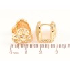 Серьги Xuping цвет Позолота 18K колечки "Сердечки с кристаллами" двусторонние фото №2 Серьги Xuping цвет Позолота 18K колечки "Сердечки с кристаллами" двусторонние фото №2