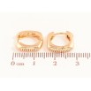 Сережки Xuping колір Позолота 18K колечка "Декоративні" фото №2 Сережки Xuping колір Позолота 18K колечка "Декоративні" фото №2