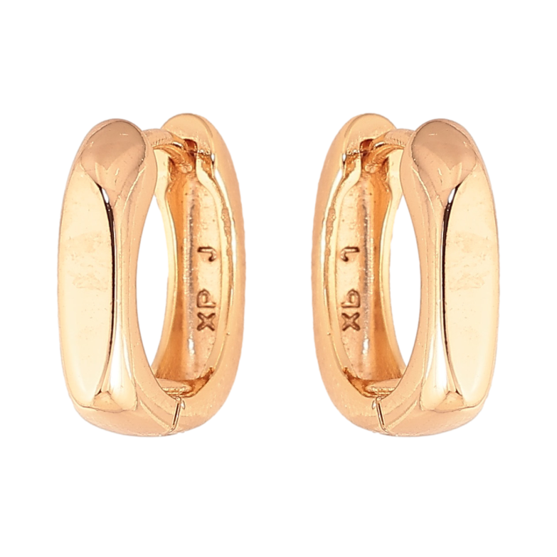 Сережки Xuping колір Позолота 18K колечка "Декоративні" фото №2 Сережки Xuping колір Позолота 18K колечка "Декоративні" фото №2