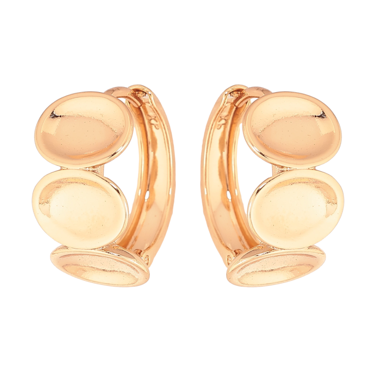 Серьги Xuping цвет Позолота 18K колечки "Декоративный узор" фото №19 Серьги Xuping цвет Позолота 18K колечки "Декоративный узор" фото №19