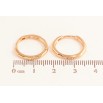 Серьги Xuping цвет Позолота 18K колечки "Фигурные" фото №2
