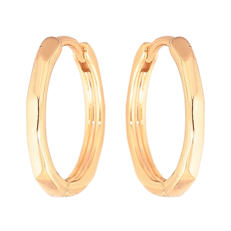 Серьги Xuping цвет Позолота 18K колечки "Фигурные" фото №1