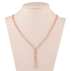 Кольє Xuping M&L колір 18К "Інкрустація кристалами" довжина 41-45см х 1.5-3мм фото №2