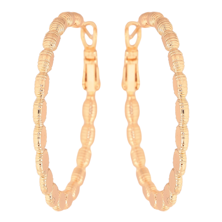 Серьги Xuping M&L цвет 18K кольца (конго) "Декоративный узор" ø 4см фото №12 Серьги Xuping M&L цвет 18K кольца (конго) "Декоративный узор" ø 4см фото №12