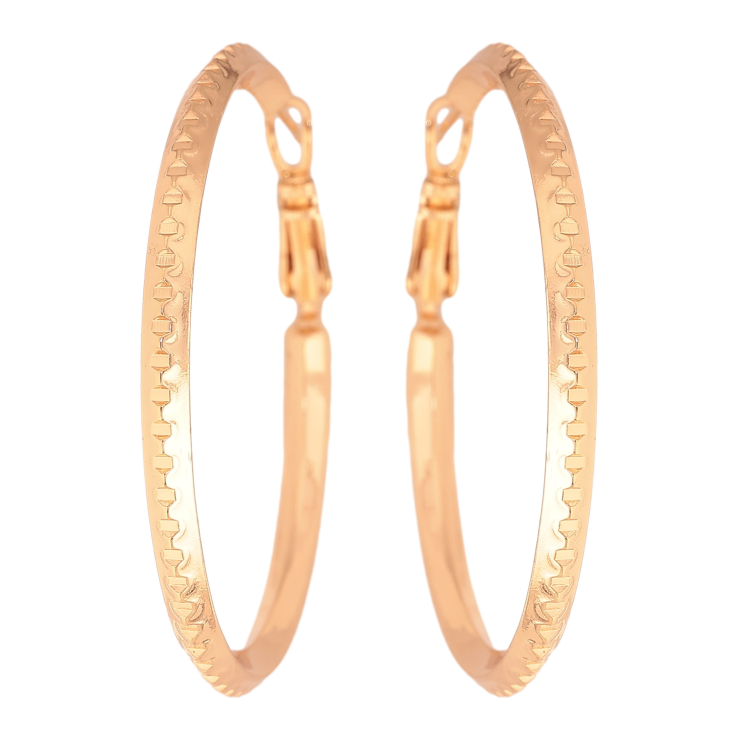 Серьги Xuping M&L цвет 18K кольца (конго) "Декоративный узор" ø 4.5см фото №14 Серьги Xuping M&L цвет 18K кольца (конго) "Декоративный узор" ø 4.5см фото №14