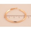 Серьги Xuping M&L цвет 18K кольца (конго) "Декоративный узор" ø 4.5см фото №2 Серьги Xuping M&L цвет 18K кольца (конго) "Декоративный узор" ø 4.5см фото №2