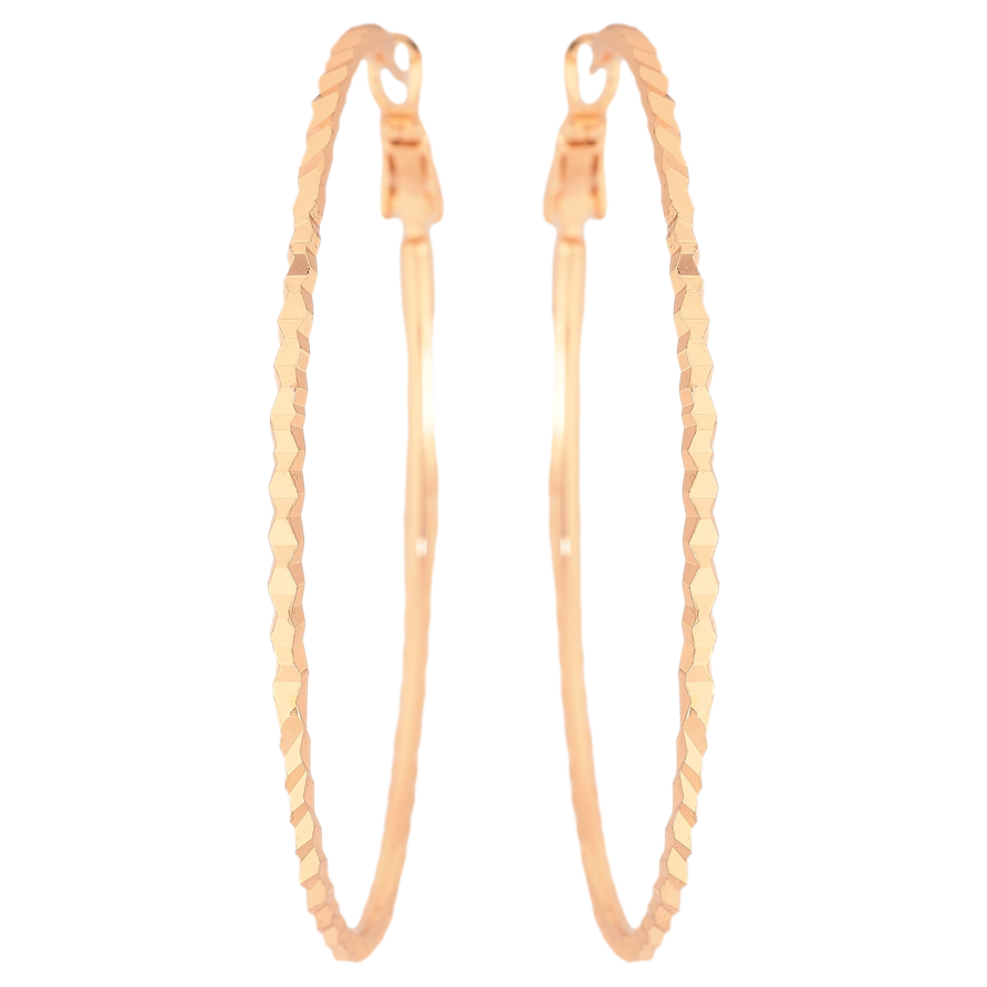Серьги Xuping M&L цвет 18K кольца (конго) "Декоративный узор" ø 5.5см фото №1 Серьги Xuping M&L цвет 18K кольца (конго) "Декоративный узор" ø 5.5см фото №1