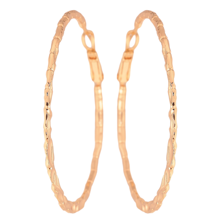 Серьги Xuping M&L цвет 18K кольца (конго) "Декоративный узор" ø 5см фото №16 Серьги Xuping M&L цвет 18K кольца (конго) "Декоративный узор" ø 5см фото №16
