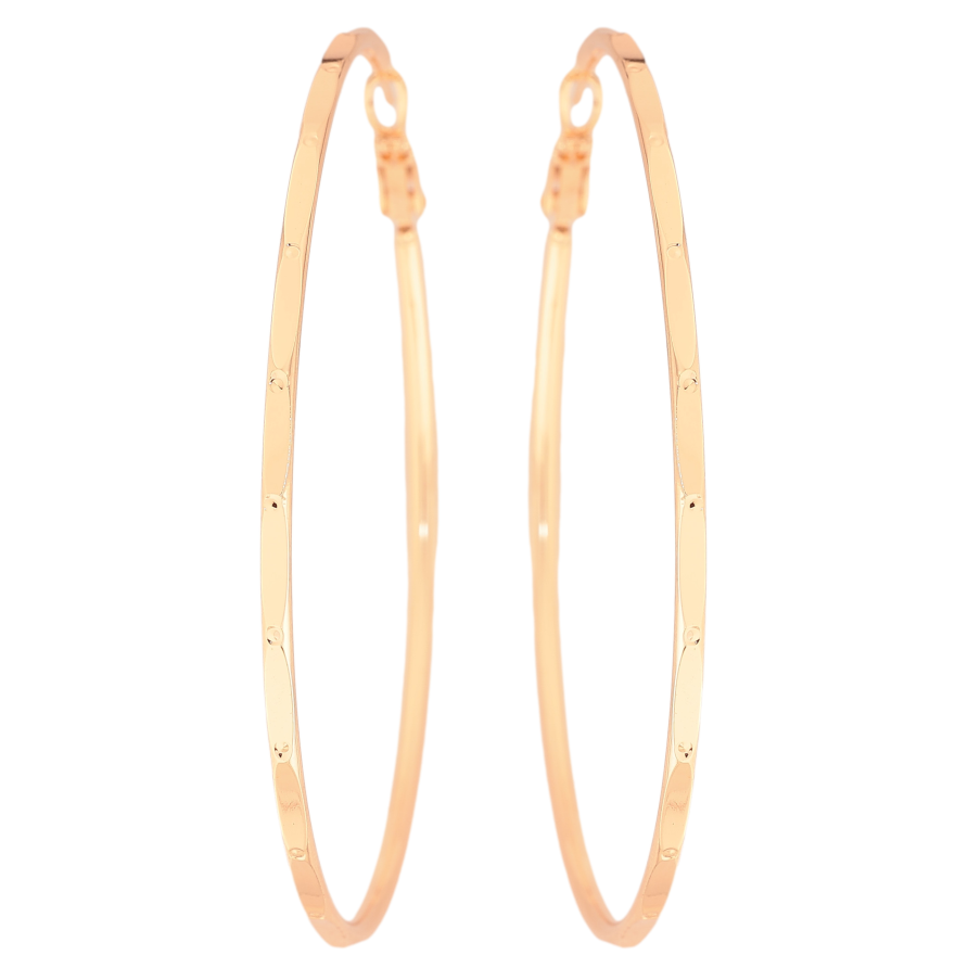 Серьги Xuping M&L цвет 18K кольца (конго) "Декоративный узор" ø 6.5см фото №1 Серьги Xuping M&L цвет 18K кольца (конго) "Декоративный узор" ø 6.5см фото №1