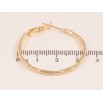 Сережки Xuping колір Позолота 14K кільця (конго) "Декоративний візерунок" ø 3.5см фото №2 Сережки Xuping колір Позолота 14K кільця (конго) "Декоративний візерунок" ø 3.5см фото №2
