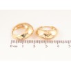 Серьги Xuping цвет Позолота 14K колечки "Декоративные" ø 2см фото №2 Серьги Xuping цвет Позолота 14K колечки "Декоративные" ø 2см фото №2