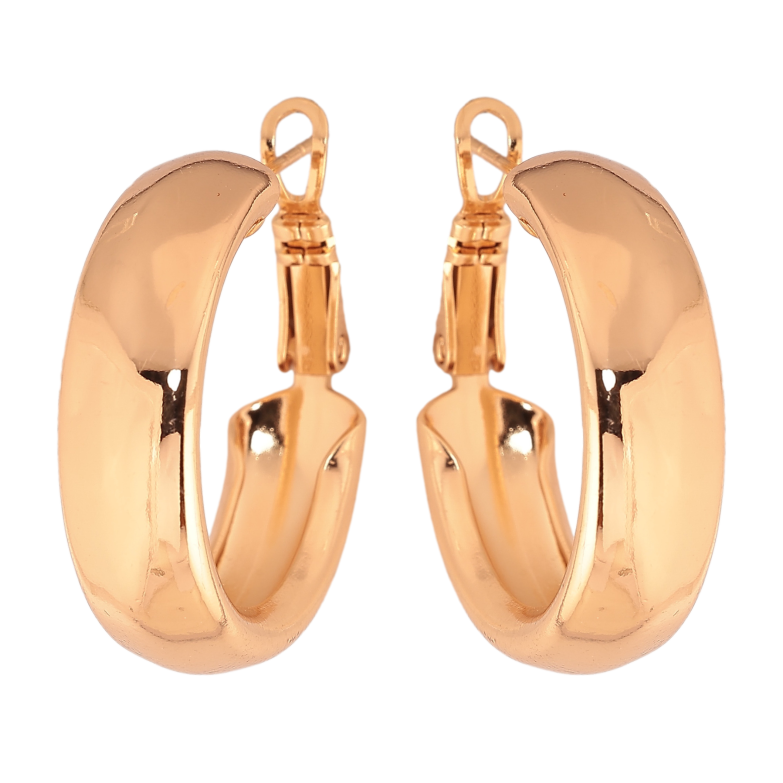 Серьги Xuping цвет позолота 18K кольца (конго) Классика ø 2.5см фото №5 Серьги Xuping цвет позолота 18K кольца (конго) Классика ø 2.5см фото №5