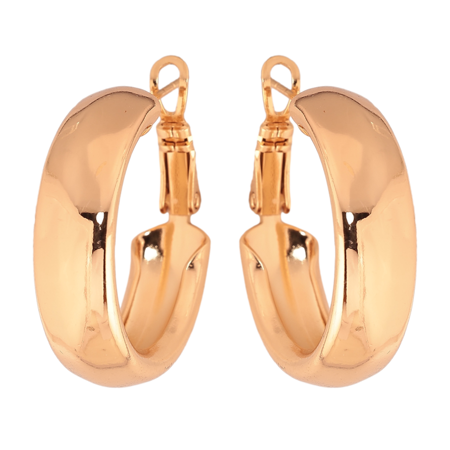 Серьги Xuping цвет позолота 18K кольца (конго) Классика ø 2.5см фото №1 Серьги Xuping цвет позолота 18K кольца (конго) Классика ø 2.5см фото №1
