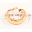 Серьги Xuping цвет позолота 18K кольца (конго) Классика ø 2.5см фото №2 Серьги Xuping цвет позолота 18K кольца (конго) Классика ø 2.5см фото №2