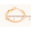 Серьги Xuping цвет Позолота 18K кольца (конго) "Декоративный узор" ø 2.5см фото №2 Серьги Xuping цвет Позолота 18K кольца (конго) "Декоративный узор" ø 2.5см фото №2