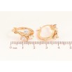 Серьги Xuping цвет Позолота 18K замок-булавка "Узор с кристаллами" фото №2 Серьги Xuping цвет Позолота 18K замок-булавка "Узор с кристаллами" фото №2