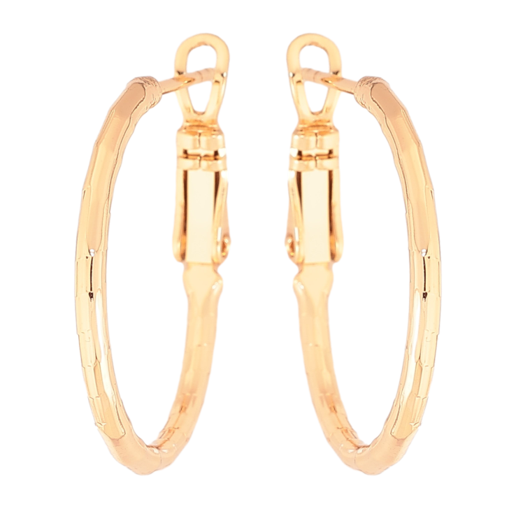 Серьги Xuping цвет Позолота 18K кольца (конго) "Декоративный узор" ø 2.5см фото №18 Серьги Xuping цвет Позолота 18K кольца (конго) "Декоративный узор" ø 2.5см фото №18