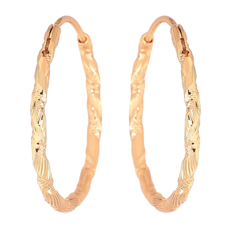 Серьги Xuping цвет Позолота 18K кольца (конго) "Декоративный узор" ø 2.5см фото №14 Серьги Xuping цвет Позолота 18K кольца (конго) "Декоративный узор" ø 2.5см фото №14