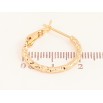 Серьги Xuping цвет Позолота 18K кольца (конго) "Декоративный узор" ø 2см фото №2 Серьги Xuping цвет Позолота 18K кольца (конго) "Декоративный узор" ø 2см фото №2