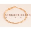 Серьги Xuping цвет Позолота 18K кольца (конго) "Декоративный узор" ø 4см фото №2 Серьги Xuping цвет Позолота 18K кольца (конго) "Декоративный узор" ø 4см фото №2