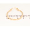 Серьги Xuping цвет Позолота 18K кольца (конго) "Узор шагренью" ø 3см фото №2 Серьги Xuping цвет Позолота 18K кольца (конго) "Узор шагренью" ø 3см фото №2