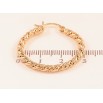 Серьги Xuping цвет Позолота 18K кольца (конго) "Декоративный узор" ø 3см фото №2 Серьги Xuping цвет Позолота 18K кольца (конго) "Декоративный узор" ø 3см фото №2