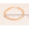 Серьги Xuping цвет Позолота 18K кольца (конго) "Декоративный узор" ø 4см фото №2 Серьги Xuping цвет Позолота 18K кольца (конго) "Декоративный узор" ø 4см фото №2