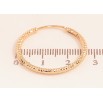 Серьги Xuping цвет Позолота 18K кольца (конго) "Декоративный узор" ø 2.7см фото №2 Серьги Xuping цвет Позолота 18K кольца (конго) "Декоративный узор" ø 2.7см фото №2