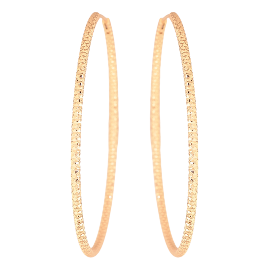 Серьги Xuping цвет Позолота 18K кольца (конго) "Декоративный узор" ø 5.5см фото №1 Серьги Xuping цвет Позолота 18K кольца (конго) "Декоративный узор" ø 5.5см фото №1