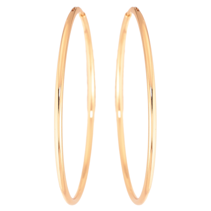 Серьги Xuping цвет Позолота 18K кольца (конго) "Классика" ø 5.5см фото №17 Серьги Xuping цвет Позолота 18K кольца (конго) "Классика" ø 5.5см фото №17
