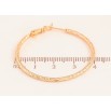 Серьги Xuping цвет Позолота 18K кольца (конго) "Декоративный узор" ø 4см фото №2 Серьги Xuping цвет Позолота 18K кольца (конго) "Декоративный узор" ø 4см фото №2